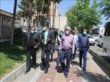 بازدید معاون سیاسی انتظامی فرمانداری ورامین از روند اجرای دستور العمل های بهداشتی 