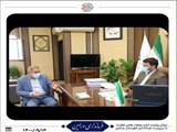 دیدار ریاست اداره  صنعت معدن تجارت ورامین  با سرپرست فرمانداری شهرستان ورامین