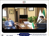 دیدار ریاست اداره  صنعت معدن تجارت ورامین  با سرپرست فرمانداری شهرستان ورامین