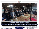 بازدید روستایی مجید درویشی سرپرست فرمانداری شهرستان ورامین از روستای حصار بالا