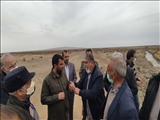 بررسی میدانی  وضعیت حق آبه رودخانه شور شیرین و علل خشکی مرتع و  تالاب بند علیخان توسط فرماندار ورامین