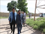 بازدید روستایی مجید درویشی  فرماندارشهرستان ورامین از روستای دمزآباد
