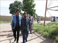 بازدید روستایی مجید درویشی  فرماندارشهرستان ورامین از روستای دمزآباد