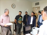 بازدید سرزده فرماندار ویژه شهرستان  ورامین از اداره گاز