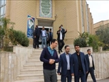 بازدید سرزده فرماندار ویژه شهرستان ورامین از اداره صمت 