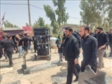 برگزاری مراسم عزاداری روز عاشورا  در بخش جواد آباد
