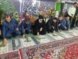 غبار روبی مزار شهدا ورامین در اولین روز هفته دولت