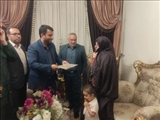 دیدار فرماندار ویژه ورامین با دو خانواده شهید فراجا
