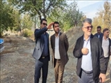 بازدید فرماندار ویژه شهرستان ورامین از روند احداث بزرگترین بوستان شهری ورامین