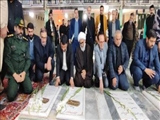 برگزاری آئین گلباران مزار شهدای شهرستان ورامین