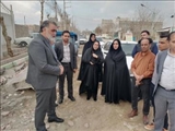 بازدید بخشدار مرکزی ورامین از روستای جعفرآباد اخوان