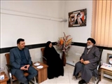 بخشدار مرکزی ورامین به دیدار رئیس شورای هماهنگی تبلیغات اسلامی استان تهران رفت