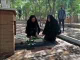 ادای احترام بخشداران مرکزی ورامین و پاکدشت به مقام شامخ شهدا در آستانه سالگرد قیام ۱۵ خرداد