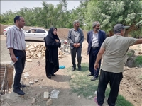 بخشدار مرکزی ورامین از روستای حسین‌آباد جواهری بازدید کرد