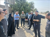 بررسی میدانی تعدادی از طرح‌های عمرانی روستاهای مرکزی ورامین با حضور بخشدار