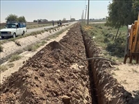 آغاز عملیات لوله‌گذاری برای انتقال آب شرب روستای علی‌آباد قشقایی ورامین